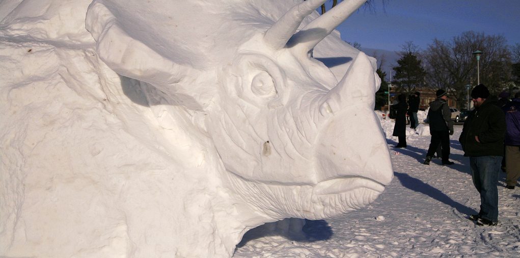 Winter Carnival Snow Sculptures